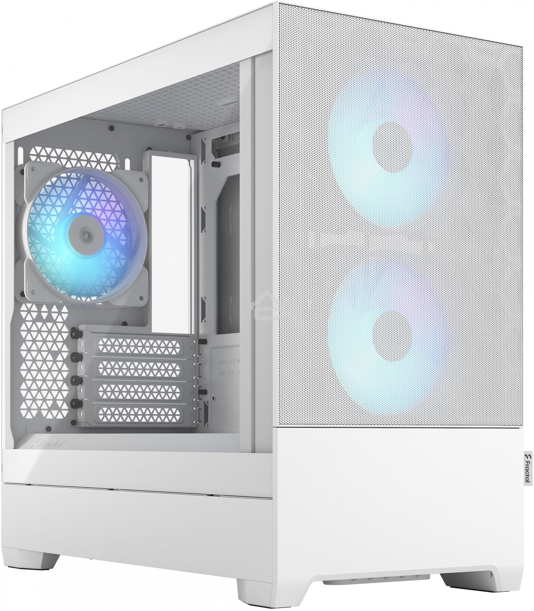 Компьютерный корпус Fractal Design Pop Mini Air RGb белый TG Clear Tint FD-C-POR1M-01