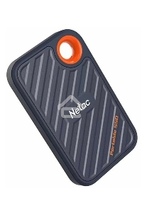 Накопитель SSD External Netac 1.0Tb ZX20 <NT01ZX20-001T-32BL> (USB3.2 Gen2 x2 Type C, up to 2000/1800MBs, 71.5x43.5x8mm, Plastic) Black