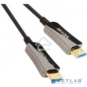Активный оптический кабель HDMI 19M/M,ver. 2.0, 4K@60 Hz 80m VCOM