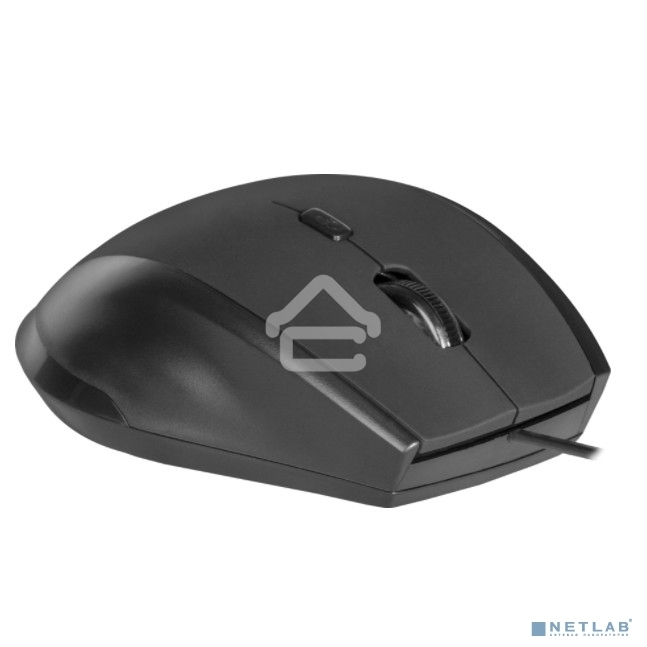 Мышь проводная Defender Accura MM-362 черный, 1600 dpi, USB, кнопки - 6