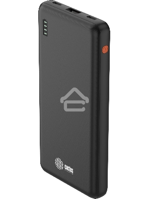 Мобильный аккумулятор Cactus CS-PBFSAA-10000 10000mAh 4.5A USB-A/2xUSB-C черный