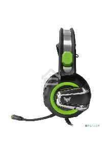 Гарнитура игровая Crown CMGH-3002 черный/зеленый