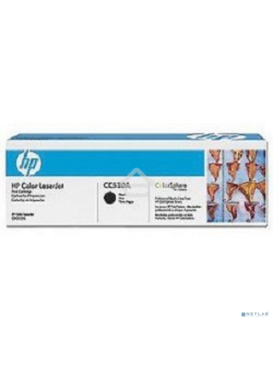 Картридж лазерный HP CC530A черный для LJ CP2025/CM2320 3500стр.