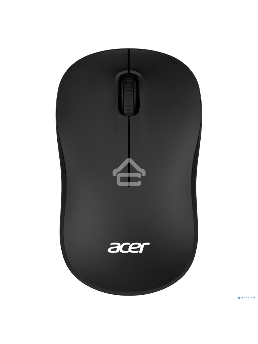 Мышь беспроводная Acer OMR160 черный, 1200 dpi, радиоканал, USB, кнопки - 3