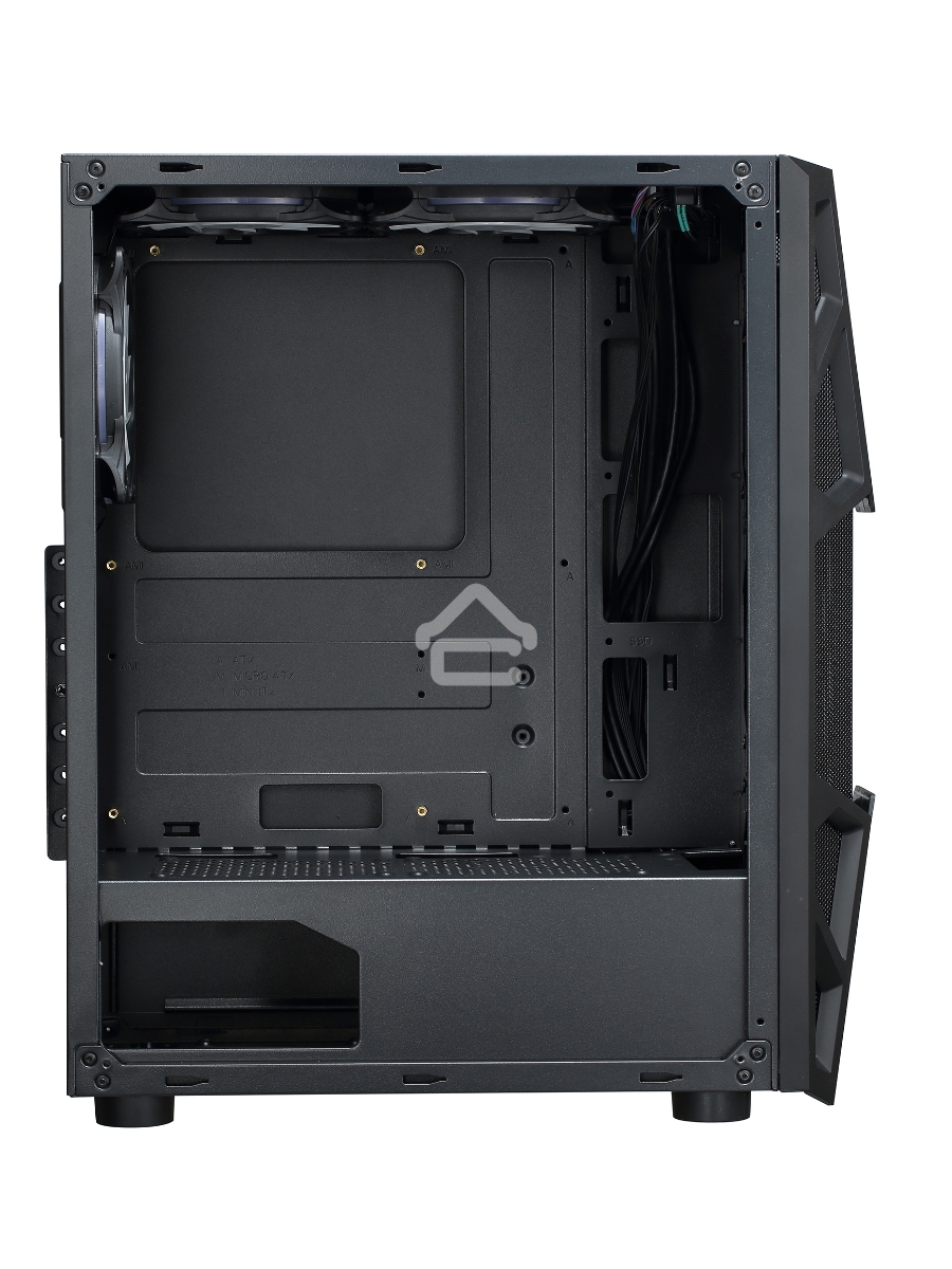 Компьютерный корпус Aerocool / Formula CL-3303B RGB черный без БП ATX 6x120mm 2xUSB2.0 1xUSB3.0 audio bott PSU
