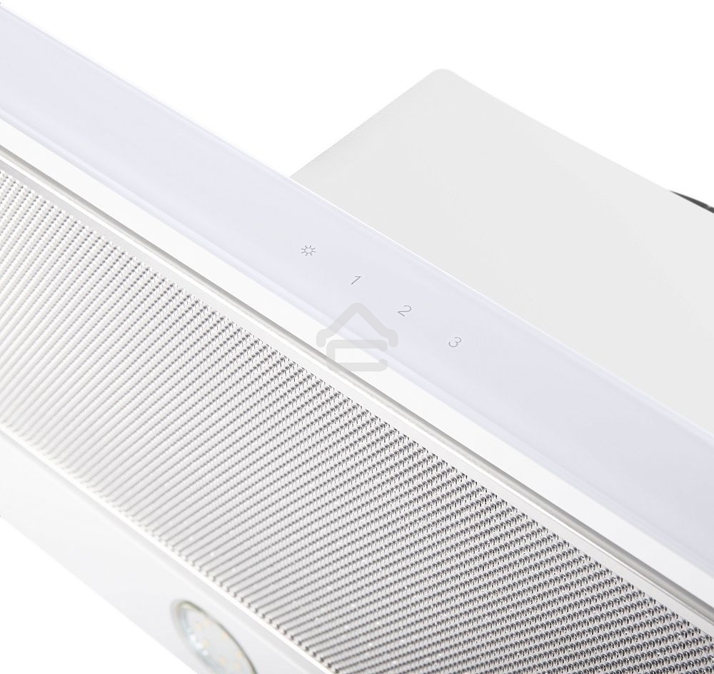 Вытяжка встраиваемая Maunfeld Ouse Touch Glass 60 белый, 60 см, 750 куб. м/ч, 48 дБ