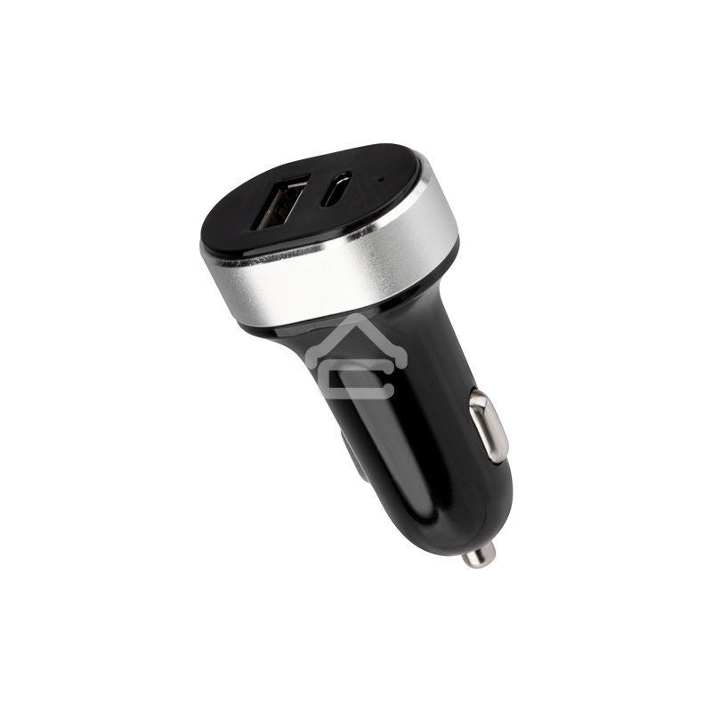 Автозарядка в прикуриватель Rexant АЗУ USB-A+USB-C, 3.1 A черный