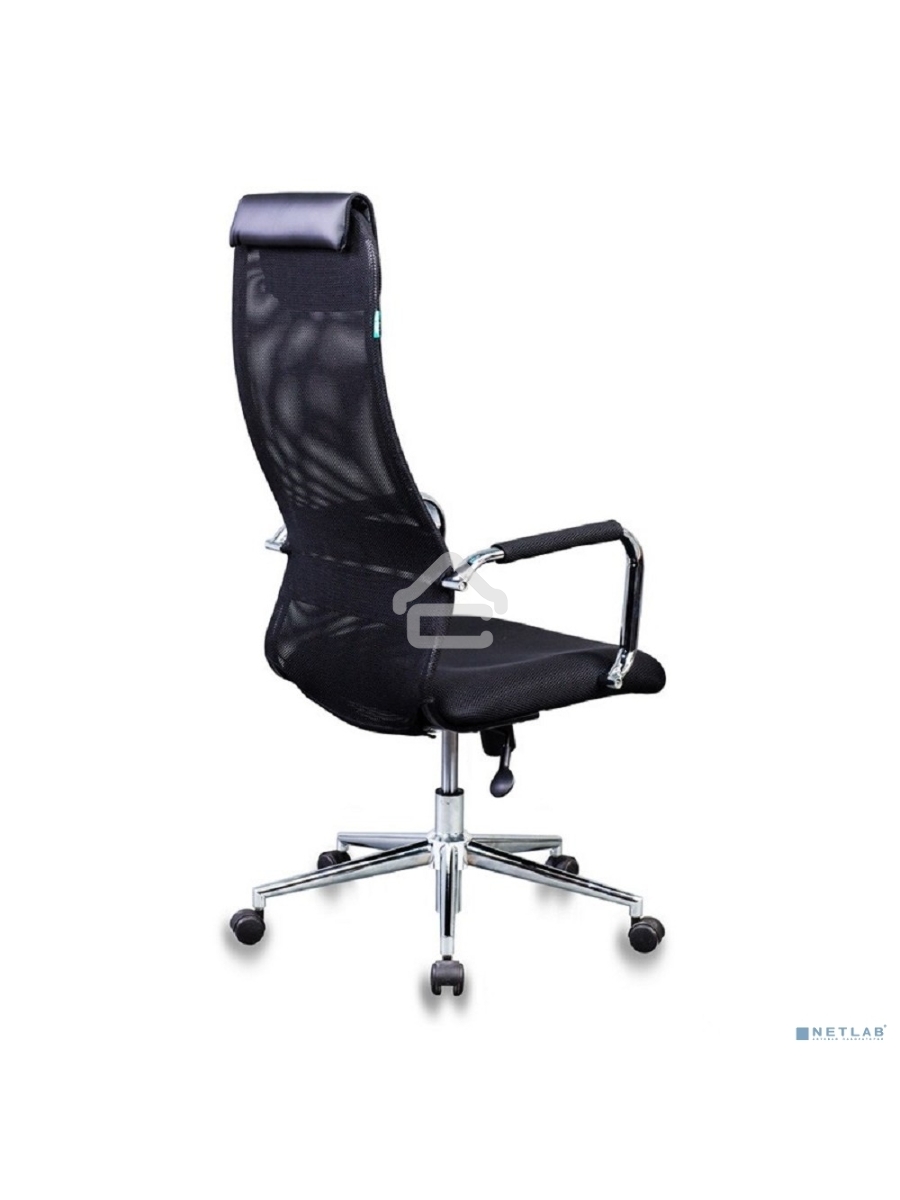 Кресло руководителя Бюрократ KB-9N/BLACK черный TW-01 TW-11 сетка крестовина хром