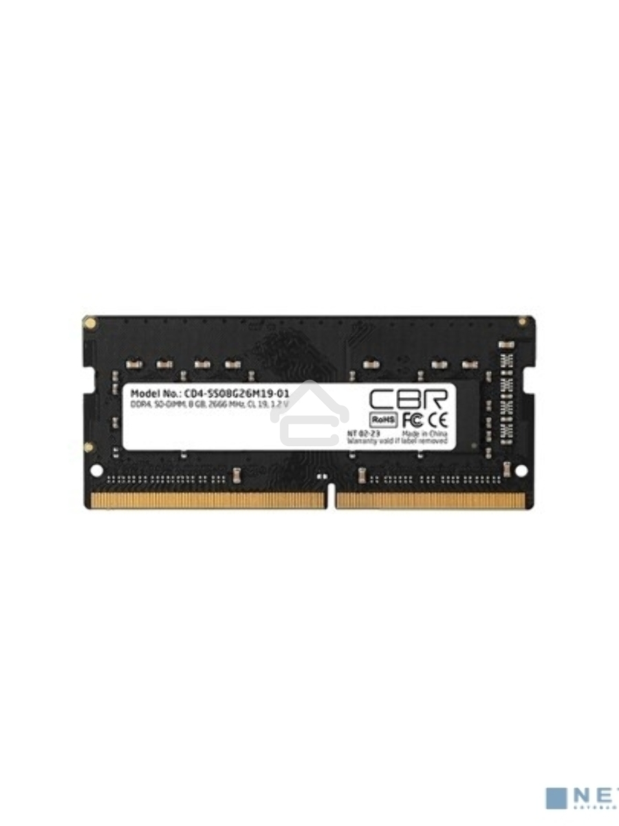 Оперативная память CBR CD4-SS08G26M19-01, DDR4, 8GB (1x8 GB), 2666 MHz, CL19, SO-DIMM
