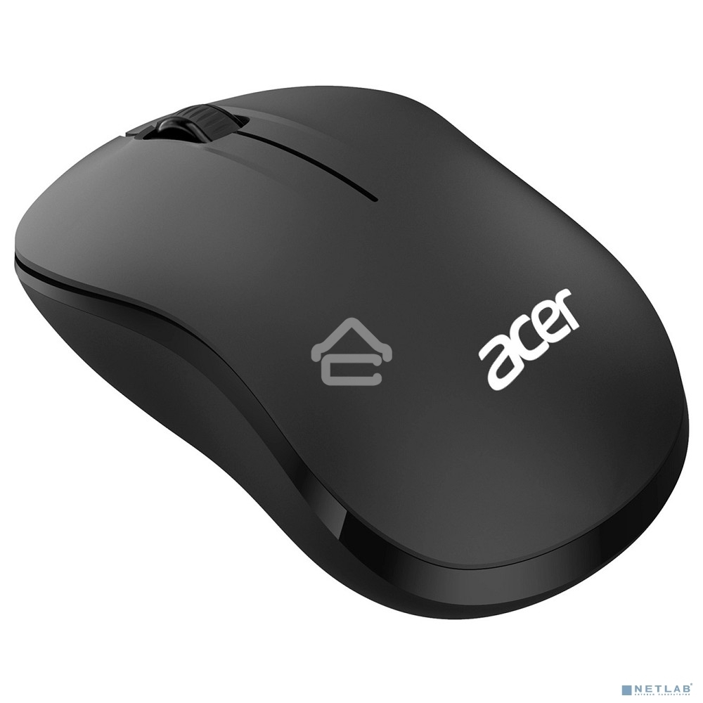 Мышь беспроводная Acer OMR160 черный, 1200 dpi, радиоканал, USB, кнопки - 3
