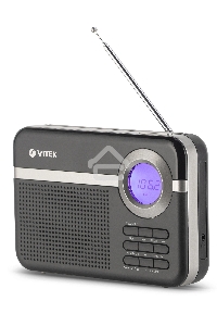 Радиоприемник Vitek VT-3592 (BK) Тип батареек UM-2/С. Выходная мощность 1 вт.