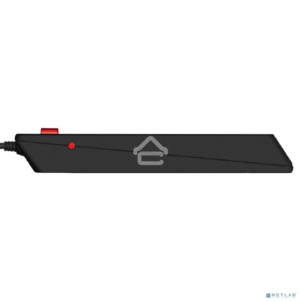 Сетевой фильтр Sven Optima 1,8 м (6 розеток с защитными шторками) черный, цветная коробка