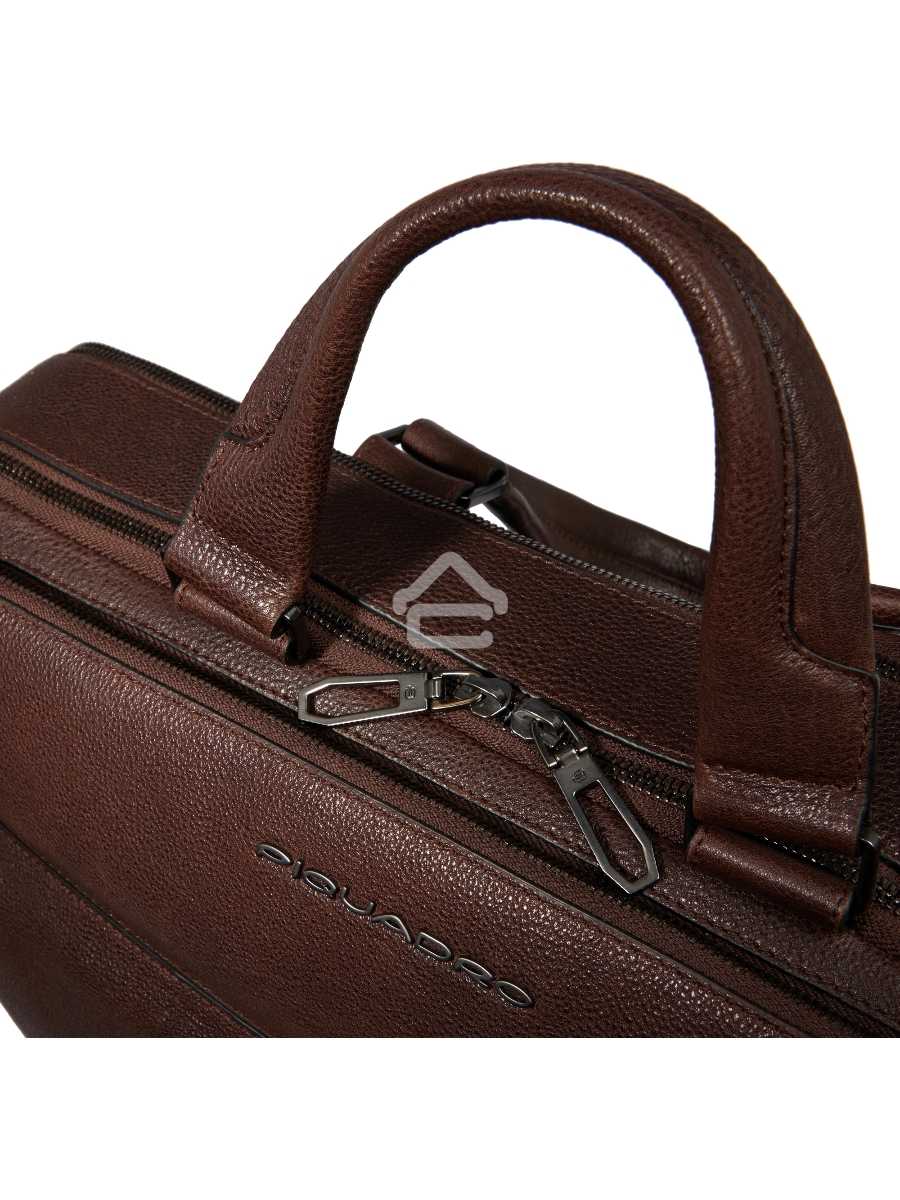 Деловая сумка с отделением для ноутбука Piquadro Hedley CA6026W130/TM, натур.кожа, темно-коричневый