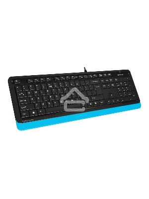 Клавиатура A4Tech Fstyler FK10 проводная, USB, черный/синий