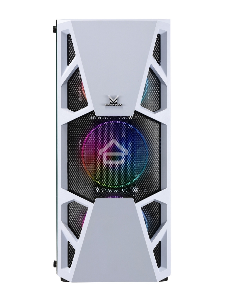 Компьютерный корпус AeroCool / Formula CL-3303W RGB белый без БП ATX 6x120mm 2xUSB2.0 1xUSB3.0 audio bott PSU