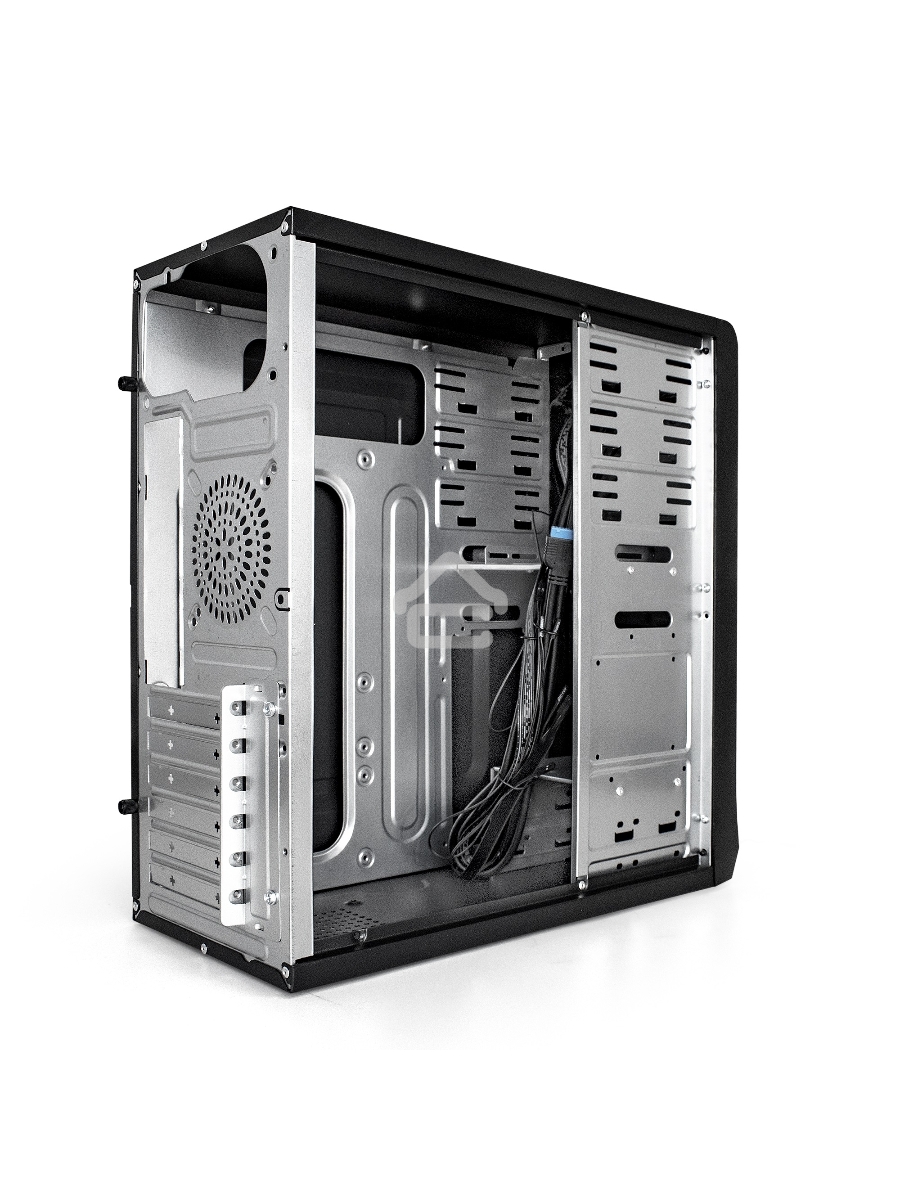 Компьютерный корпус Miditower ExeGate EX283216RUS CP-603UB-CP400 (ATX, БП CP400 с вент. 8см, 2*USB+2*USB3.0, аудио, блокировка, черный)