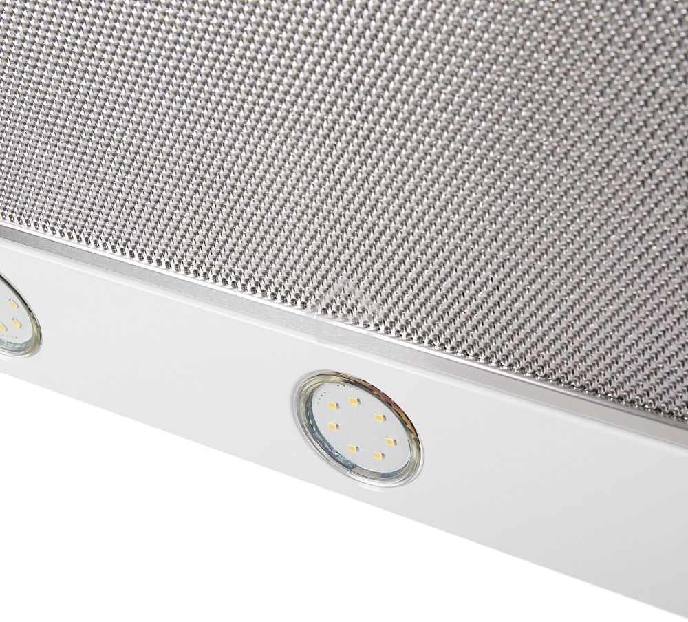 Вытяжка встраиваемая Maunfeld Ouse Touch Glass 60 белый, 60 см, 750 куб. м/ч, 48 дБ