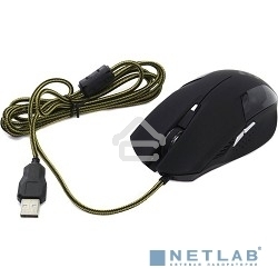 Мышь проводная Oklick 765G черный, 2400 dpi, USB, кнопки - 6