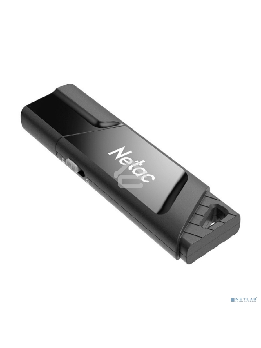 Флеш диск Netac U336S NT03U336S-032G-30BK, 32Gb, USB3.0, пластиковая с защитой от записи