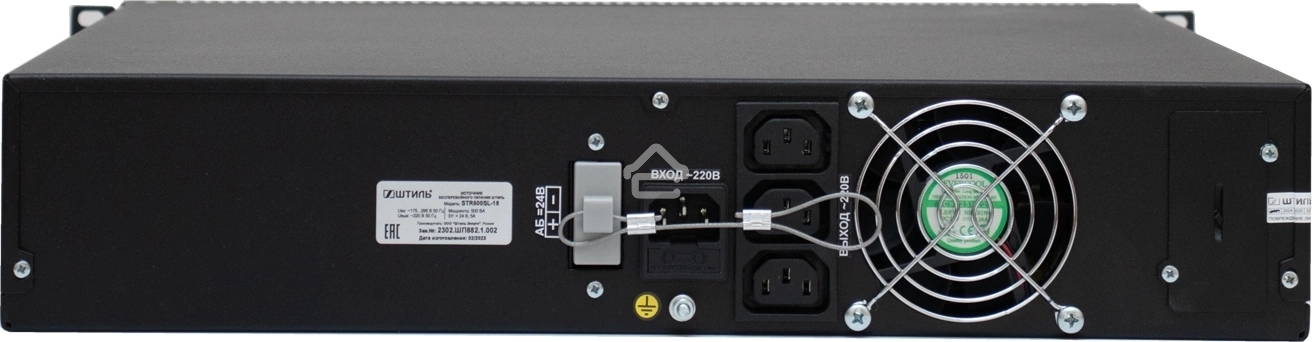 Источник бесперебойного питания Штиль STR500SL-18 400Вт 500ВА черный