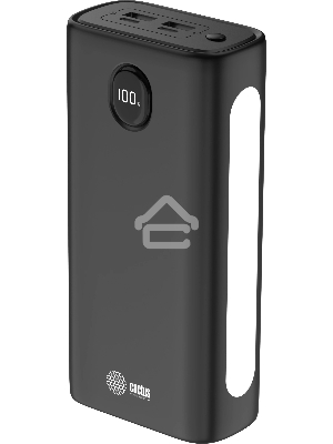 Мобильный аккумулятор Cactus CS-PBFSJA-30000 30000mAh 4.5A 2xUSB-A/USB-C черный