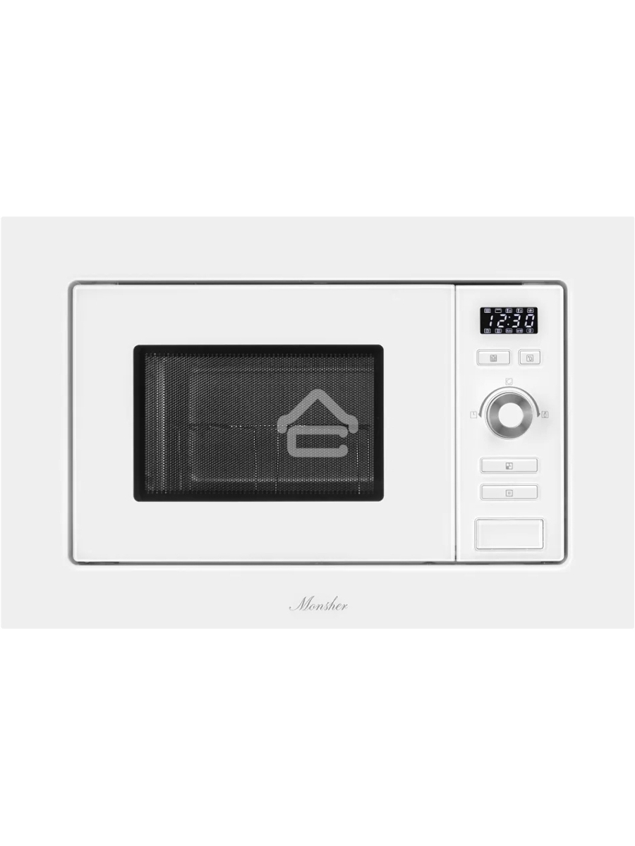Встраиваемая микроволновая печь MMH 201 W 20 л, 800-1250 Вт, гриль, 8 программ, белый цвет
