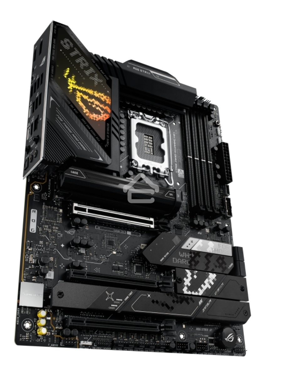 Материнская плата ASUS ROG STRIX Z890-H GAMING WIFI, LGA1851, Intel Z890, 4xDDR5, 4xSATA, 4xM.2, 1xPCIe 5.0 x16, 2xPCIe 4.0 x16, 1xDP, 1xHDMI, 1x5Gb LAN, Wi-Fi 7, 2xUSB 2.0, 4xUSB 3.2 Gen 1, 4xUSB 3.2 Gen 2, 2xUSB 3.2 Gen 2x2, 1xUSB-C, 1xS/PDIF, 2x3.5 мм,