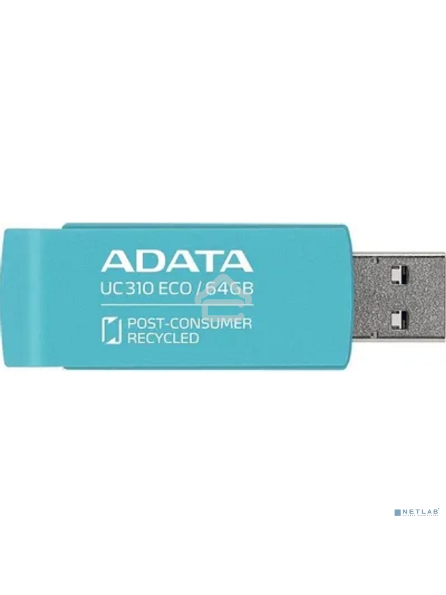 Флеш диск ADATA USB3 64GB GREEN UC310E-64G-RGN
