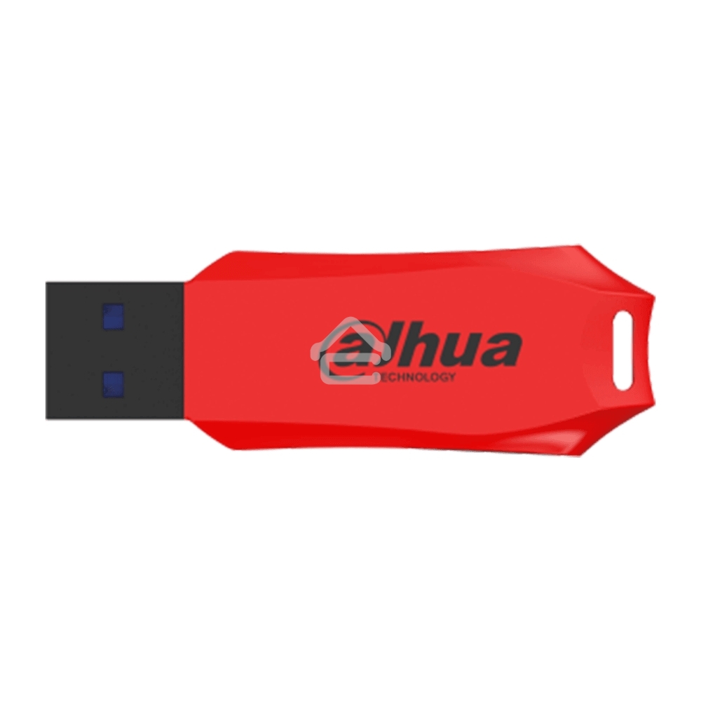 Флешка USB Dahua U176 (DHI-USB-U176-31-32G), 32Gb, USB3.2 Gen1, R/W 150/100, черный/красный