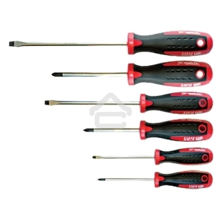 Набор отверток Matrix сталь s2 двухкомпонентные рукоятки 6шт