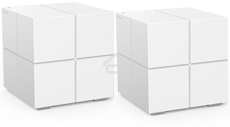 Маршрутизатор Tenda nova MW6 (2 роутера) АС1200 Двухдиапазонная Wi-Fi Mesh система, 2 порта gigabit ethernet RJ45