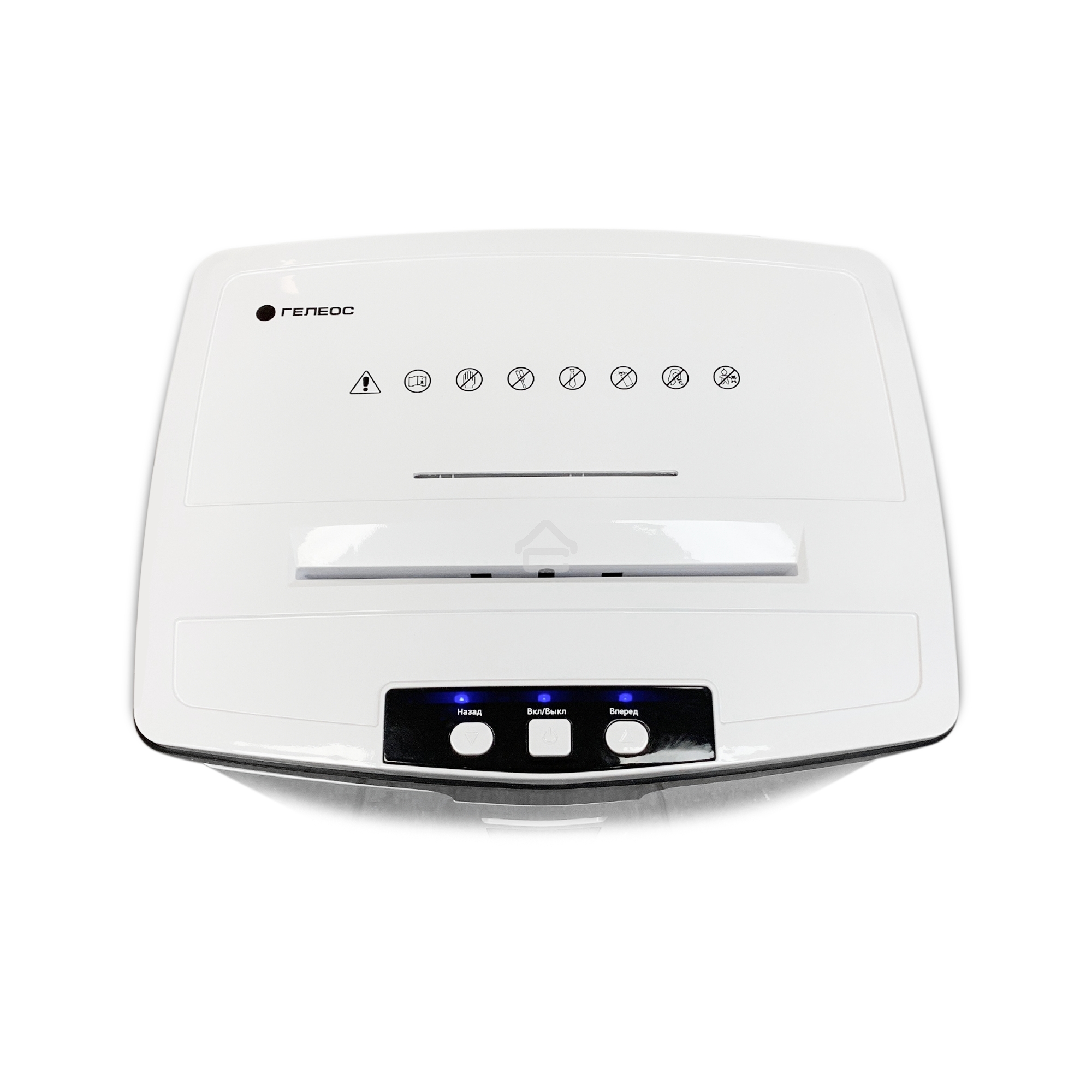 Шредер ГЕЛЕОС УМ28-5, DIN P-5 (5 ур-нь секр.), 28 литров, фрагмент 1,9х12мм, 13-14 лист (70г/м2), CD/пл.карты/скрепки/скобы,