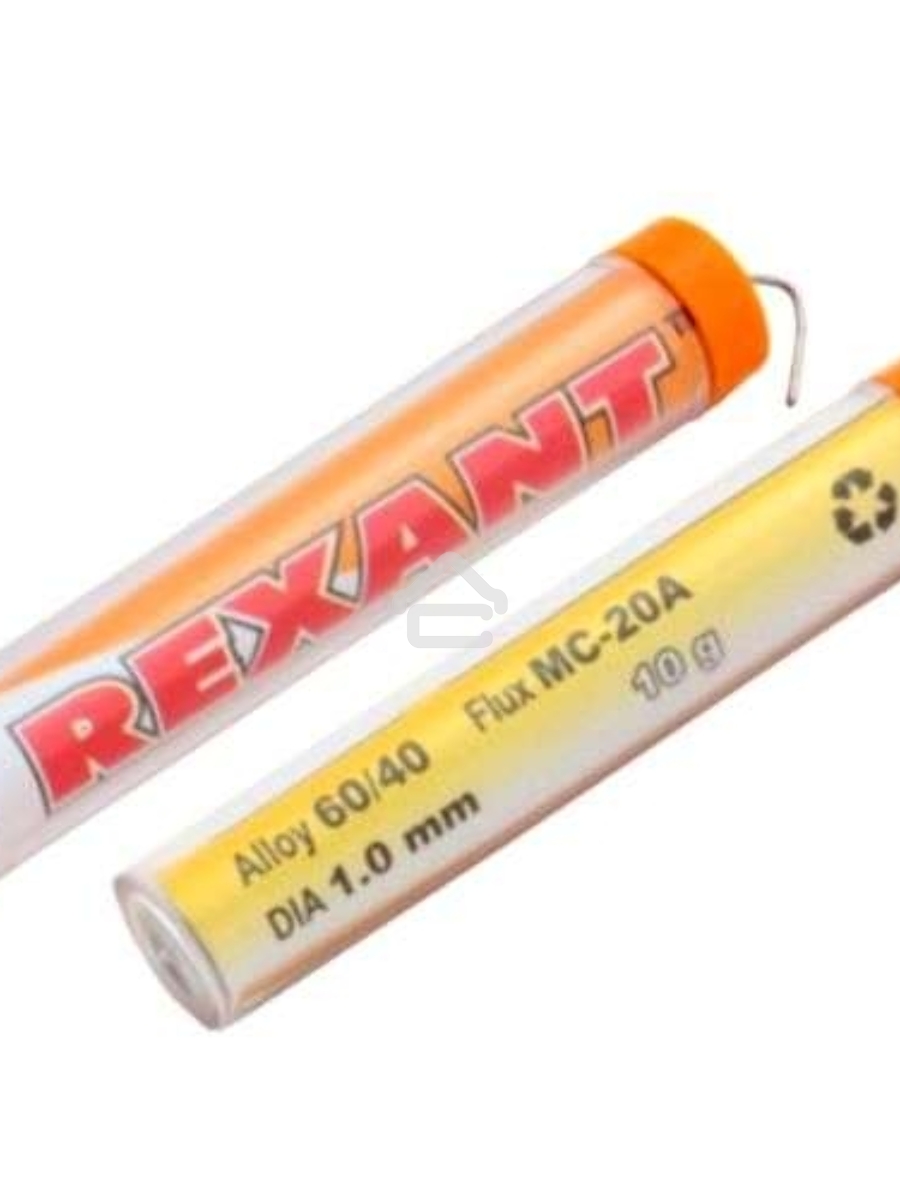 Припой с канифолью  Rexant (09-3101) 10 гр.d=1.0 мм (Sn60 Pb40 Flux 2.2%)