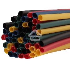 Термоусаживаемые трубки Rexant 3,0/1,5 мм, набор пять цветов, упаковка 50 шт. по 1 м