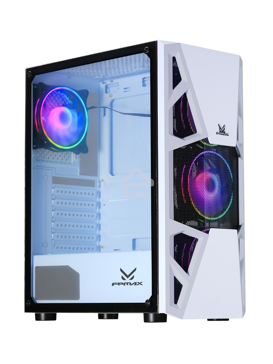 Компьютерный корпус AeroCool / Formula CL-3303W RGB белый без БП ATX 6x120mm 2xUSB2.0 1xUSB3.0 audio bott PSU