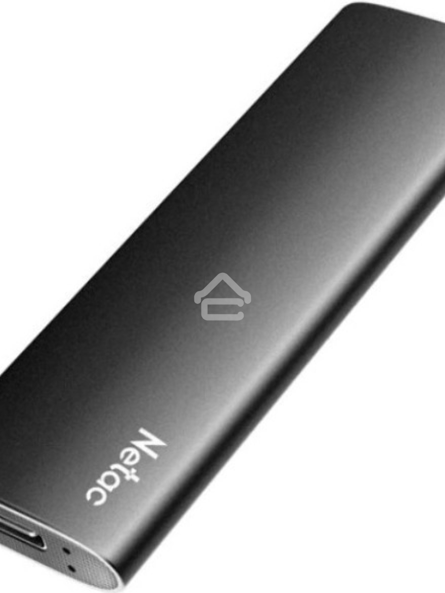 Внешний накопитель SSD Netac 500Gb Z SLIM <NT01ZSLIM-500G-32BK> (USB3.2, up to 520/480MBs, 100х29.5х9mm, Black)
