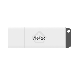Флешка USB R/W R/W Netac U185 256Gb <NT03U185N-256G-30WH>, USB3.0, с колпачком, пластиковая белая