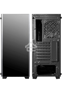 Компьютерный корпус Deepcool MATREXX 50 черный без БП ATX 1x120mm 2xUSB2.0 1xUSB3.0 audio bott PSU