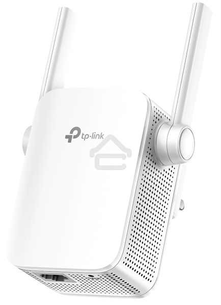 Усилитель TP-Link Wi-Fi AC750 Wi-Fi Range Extender, Wall Plugged,433Mbps at 5GHz + 300Mbps at 2.4GHz, 802.11ac/a/b/g/n, 1 10/100M LAN, WPS button, 2 fixed antennas поставляется без кабеля RJ-45