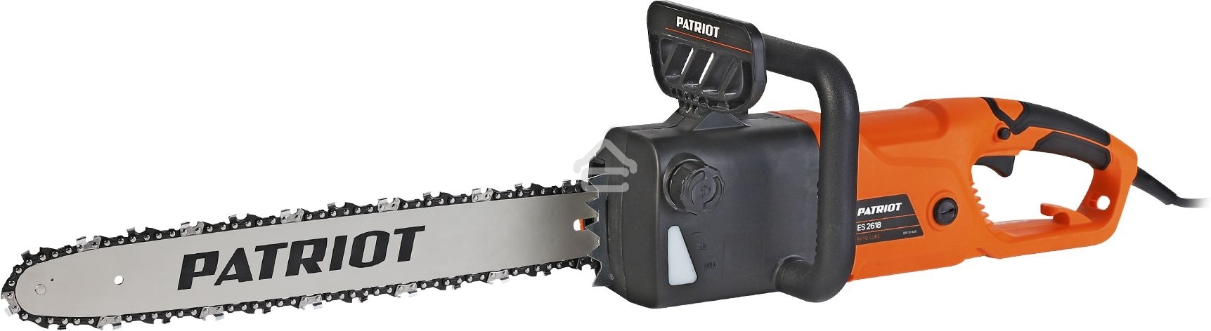 Пила цепная электрическая Patriot ES 2618, 2.5кВт,18' шина, продольный двигатель, плавный пуск, бесключевая натяжка цепи