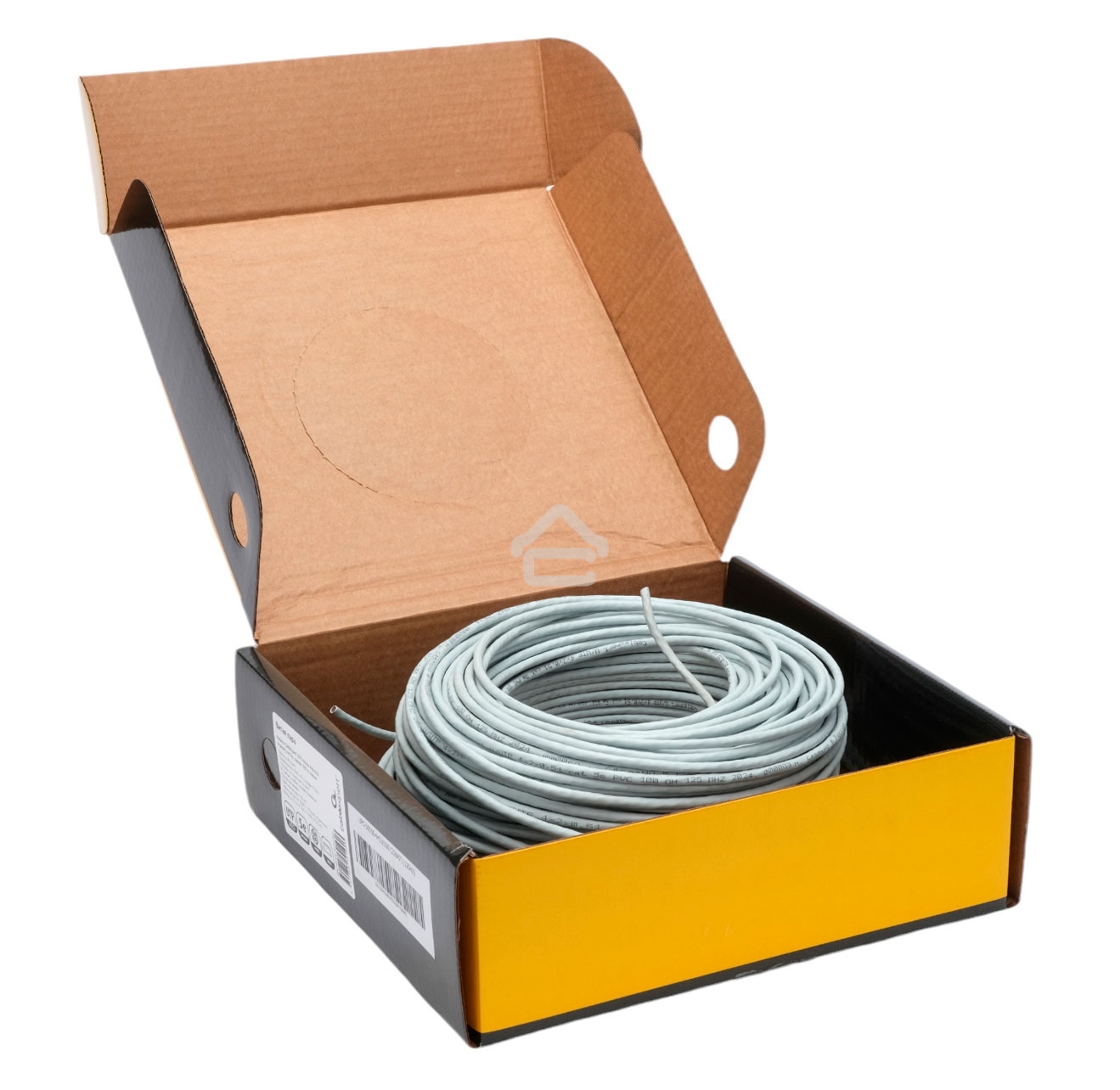 Кабель Cablexpert Россия, UPC-5051E-4-CU/100, UTP indoor 4x2x0.51, медный, кат.5e, однож., 100м, box, серый