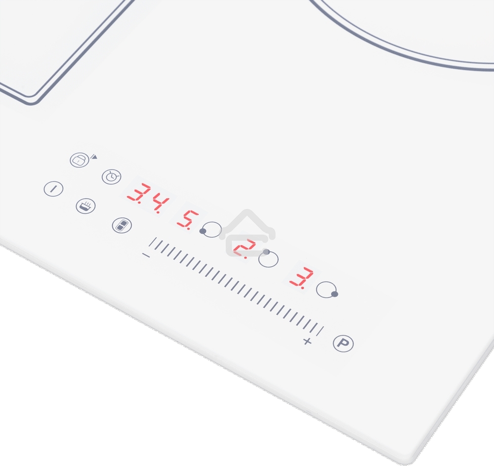 Индукционная варочная панель Maunfeld CVI453SBWH Inverter, конфорок: 3 шт., стеклокерамика, независимая, белый