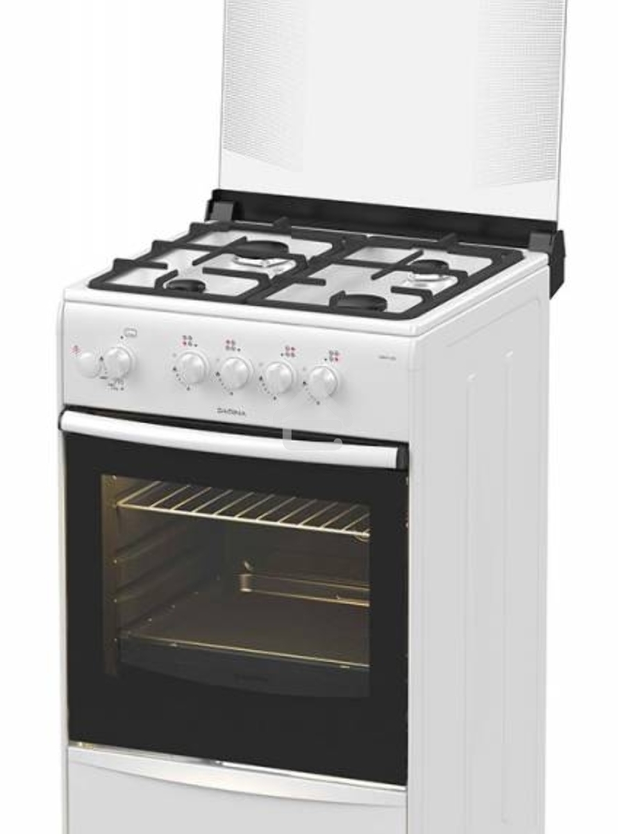 Плита газовая Darina 1B1 GM 441 008 W белый/черный, конфорок 4 шт, духовка 50 л, 50 см x 85 см x 51 см