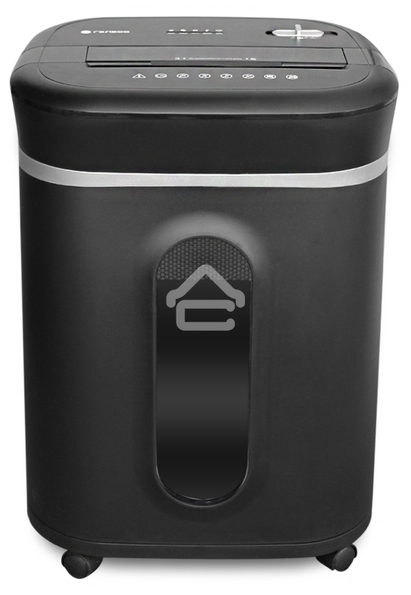 Шредер ГЕЛЕОС УМ28-4, DIN P-4 (4 ур-нь секр.), фрагмент 3,9х30мм, 19-21 лист (70г/м2), CD/пл.карты/скрепки/скобы, 28 литров