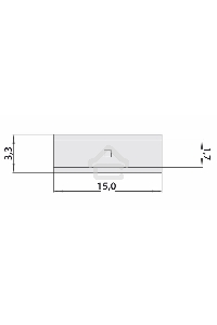 Соединительная гильза L-15 мм 0.5-1.5 мм² (ГМЛ (DIN) 1,5) REXANT
