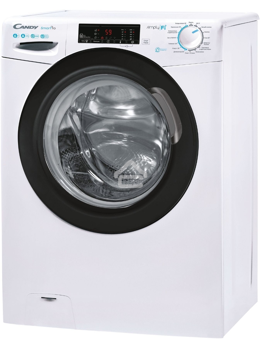 Стиральная машина Candy Smart Pro CSO34 106TB1/2-07 белый, загрузка фронтальная 6 кг, 1000 об/мин., класс: А