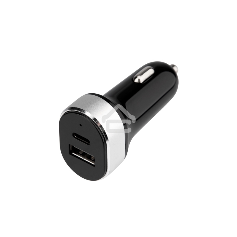Автозарядка в прикуриватель Rexant АЗУ USB-A+USB-C, 3.1 A черный