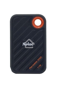 Накопитель SSD External Netac 1.0Tb ZX20 <NT01ZX20-001T-32BL> (USB3.2 Gen2 x2 Type C, up to 2000/1800MBs, 71.5x43.5x8mm, Plastic) Black