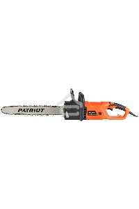 Пила цепная электрическая PATRIOT ES 2618, 2.5кВт,18' шина, продольный двигатель, плавный пуск, бесключевая натяжка цепи