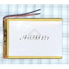 Аккумулятор Li-Pol (батарея) 3x70x100мм 2pin 3.7V/3000mAh